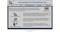 Desktop Screenshot of cornucopiaplastics.com